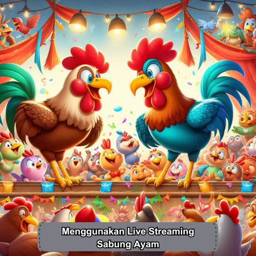 Menggunakan Live Streaming Sabung Ayam